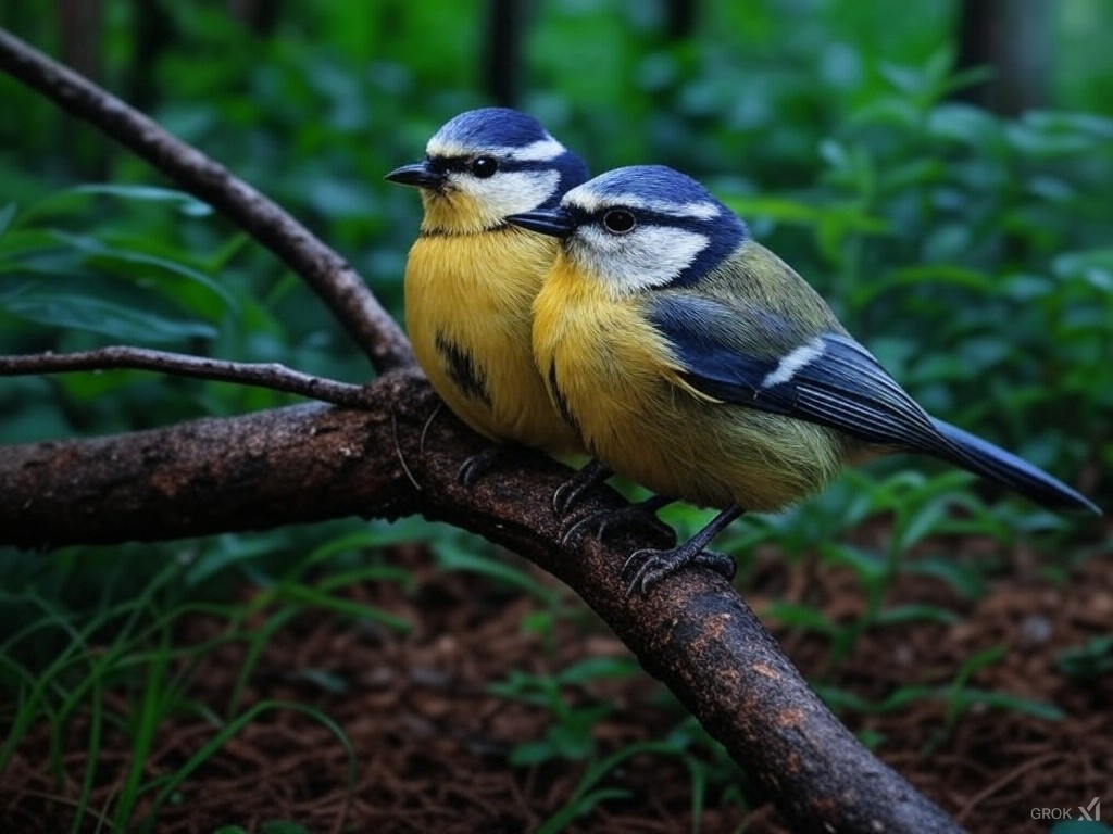 Blue tit bird in Bremen